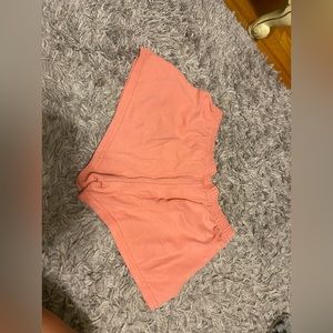 peach soffiee shorts